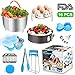 Instant Pot Accessories,Pressure Cooker Accessories 16PCS Cooking Accessories for 6,8 Qt InstaPot & Pressure Cooker, with Steamer Basket, Springform Pan, Egg Rack, Egg Bites Mold, Magnetic Cheat Sheet