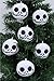 Nightmare Before Christmas Plush Ornament Set Featuring 6 Jack Skellington Christmas Tree Plush Ornaments - Average 2.5