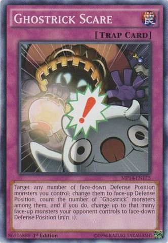 Yu-Gi-Oh! - Ghostrick Scare (MP14-EN175) - Mega Pack 2014 - 1st Edition - Common
