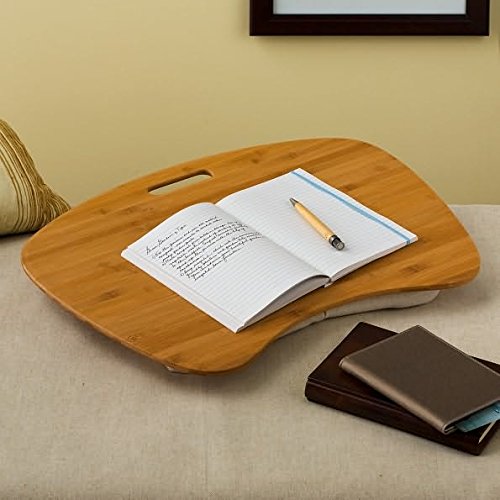 FABIO Bamboo Lap Desk for Laptop MultiPurpose Anywhere Lapdesk