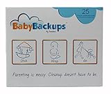 BabyBackups Diaper Extender Pads, 25 Pack – Prevent Diaper Blowouts