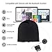 Wireless Music Beanie Headphone hat Women Winter Warm Knit Hats Cap Ink Black