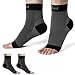Plantar Fasciitis Compression Socks Women&Men - Rendvieet Plantar Fasciitis Compression Socks for Plantar Fasciitis Pain Relief, Heel Pain, Eases Swelling and Treatment with Arch Support(Black) primary