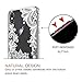 iPhone Xs Max Case, XS Max Case, iPhone 10(Ten) S Max Case Huness TPU Grip Bumper and Clear Flower Transparent Hard PC Backplate Hybrid Slim Phone Case for Apple iPhone Xs Max Plus 2018(6.5