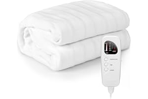 WELLHUT Heating Massage Table Warmer, 75x36in Heated Mattress Pad w/ 5 Heat Levels, 8 Timer Settings, UL Certified Electric Twin Bed Warmer, Spa Massage Bed Heating pad, Machine Washable