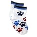 Paw Patrol Little Boys 6 pack Socks (2-4 (Shoe: 4-7), Pup White/Multi)