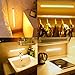 AMIR Motion Sensor Closet Lights, DIY Stick-on Anywhere Portable 20 LED Wireless Sensing Cabinet Light, Charging Stairs/Step/Night Light Bar with Magnetic Strip,Puck Lights(1 Pack, USB Rechargeable)