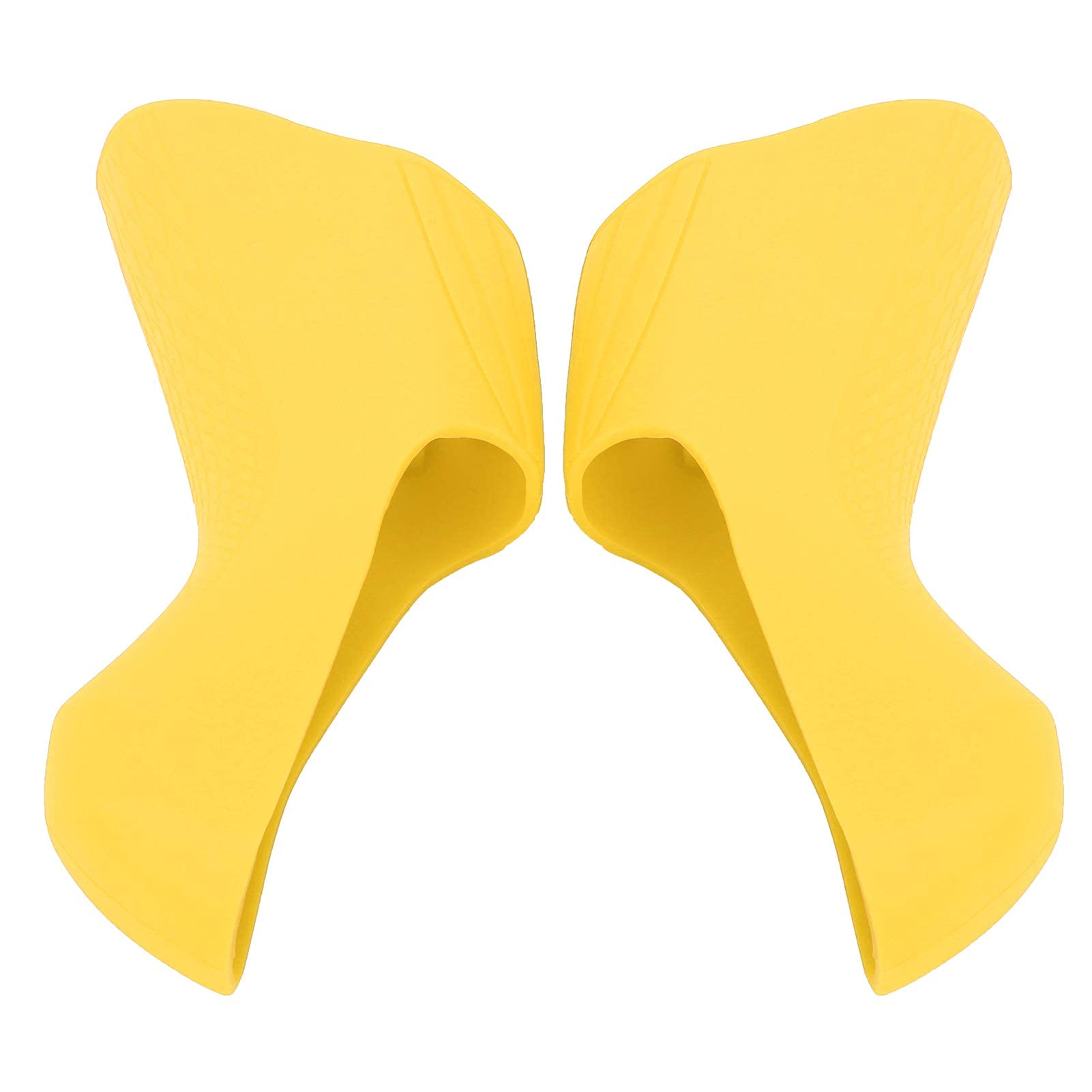 Alomejor Bike Brake Lever Hoods Bike Shifter Lever Cover Silicone Road Bike Shifter Cover Accessory for R7000 R8000 (Yellow)