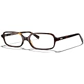 MERRY'S Reading Glasses for Men Women Blue Light Blocking Rectangle Glasses Lenses Lightweight Full Frame Readers