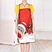 Kanzd Women Christmas Waterproof Apron Kitchen Aprons Christmas Dinner Party Apron Decoration (I)