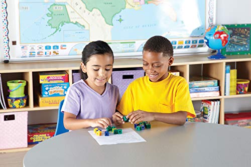 ETA hand2mind Linking Pop Cubes, Educational Counting Math Toy (Set of 500) - Thumbnail 4