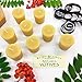 Bee Hive Candles 100% Pure Beeswax Votive Candles - 15 Hour (8 Pack, Natural)