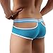 2 Pack Men Boxer Briefs Shorts Hollow Cut Out Trunks Underwear 863