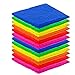 DecorRack 12 Pack Kitchen Wash Cloth, Small Towel, 100% Cotton, 12 x 12 Inch Colorful Dish Cloth, Perfect Cleaning Cloth for Washing Dishes, Kitchen, Bar, Counter and Car, Assorted Colors (Pack of 12)