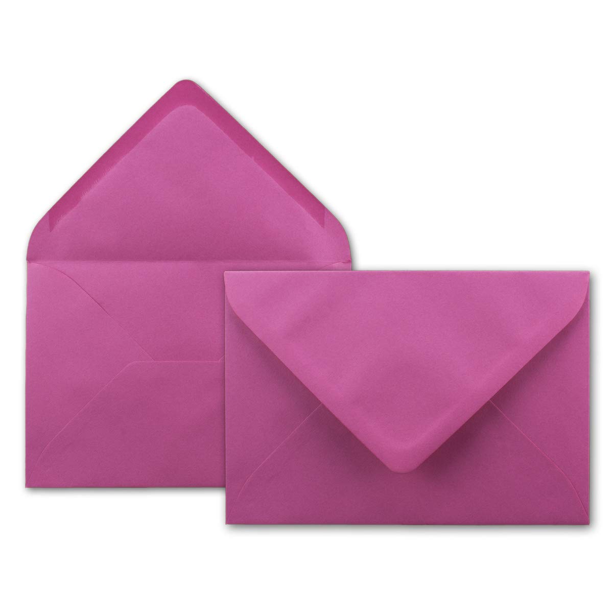 Neuser FarbenFroh 80g/m², B6 envelopes, 175 x 125 mm, Wet Sealing Gesamtparent 25 Umschläge Pink