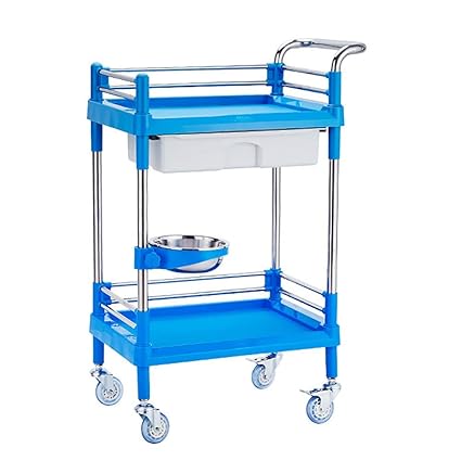 Utility Carts 2 Layers Medical Instrument Trolley With Single