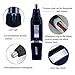 Nose Ear Hair Trimmer PrettyQueen,Stainless Steel Blade Wet/Dry Clipper for Men and Women, Black