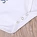 Lily.Pie Toddler Baby Boys Girls Aunt Funny Bodysuits Newborn Cotton Rompers (3-6M, Blue Letter)