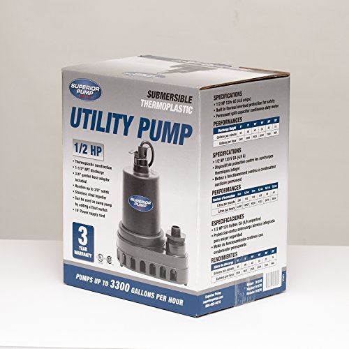 4 Superior+Pump+91570+Thermoplastic+Submersible