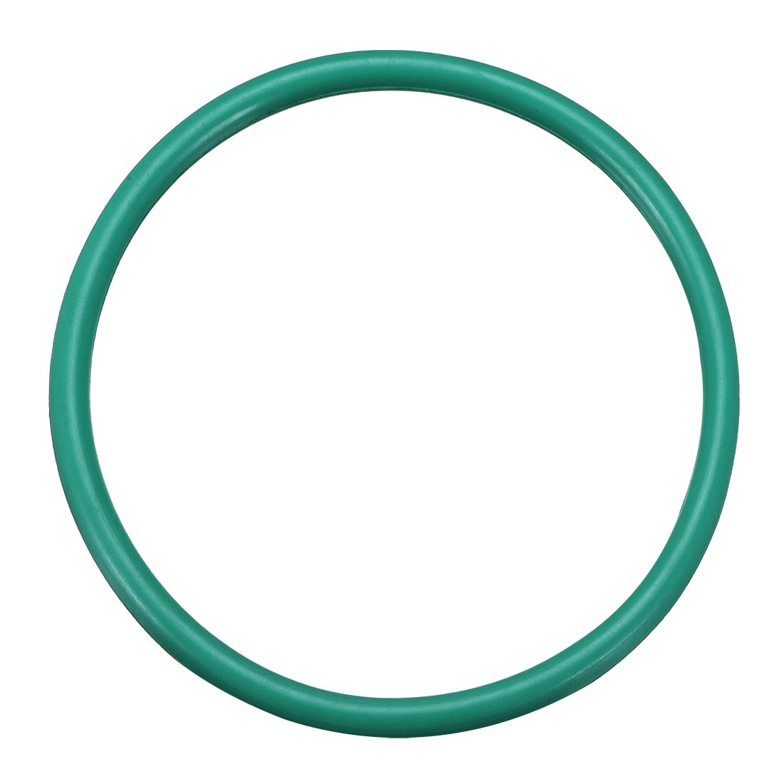 sourcing map Fluorine Rubber O-Rings, 65mm OD 58mm ID 3.5mm Width FKM Seal Gasket for Machinery Plumbing, Green, Pack of 1