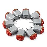DROK 10pcs Micro 130 DC Motor, DC 3-6V 16500 RPM Cars Toys Electric Motor, High Speed Torque DIY Remote Control Toy Car Hobby Motor, Metal Car Engine Motor Kit for Toys Models DIY