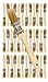 Pro Grade - Chip Paint Brushes - 36 Ea 1 Inch Chip Paint Brush Light Brown