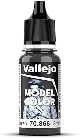 Vallejo Model Color Green Grey 18 ml Self-Leveling Acrylic Paint view 1