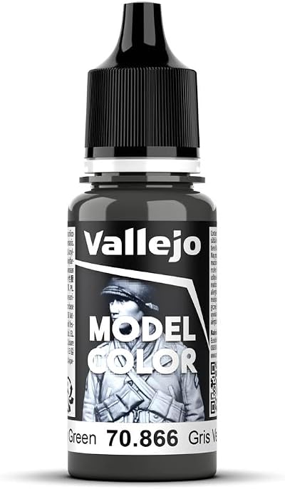 Vallejo Model Color Green Grey 18 ml Self-Leveling Acrylic Paint