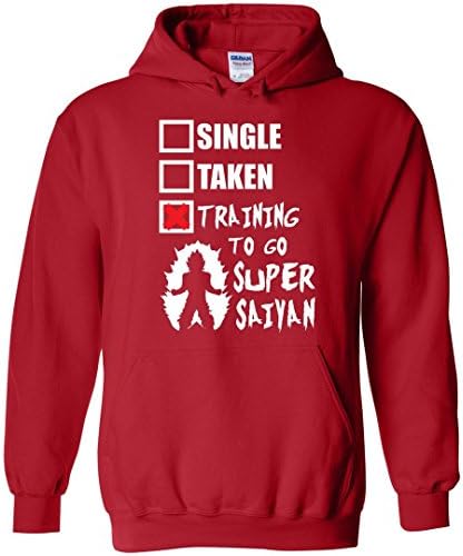 TEEPAAA Single, Taken, Training to Go Super Saiyan Hoodies