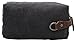 Iblue Thick Leather Handle Canvas Toiletry Bag Dopp Kit Comestic Travel Case #i526