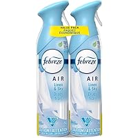 Febreze Air Freshener Spray, Odor Eliminator Linen & Sky, 2 Count