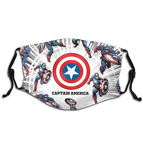 FELDFUNK Super Hero Boys Girls Kids Face Cover Máscara de filtro reutilizable lavable (Group-Avengers)