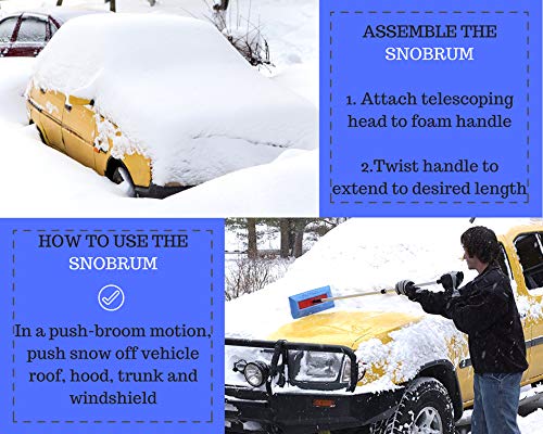 6 SnoBrum+Push+Broom+Extendable+Telescoping+Scratching