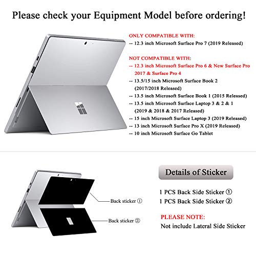 MasiBloom® Laptop Decal Sticker for 12.3” Microsoft Surface Pro 7 (2019 Released) 12.3 inch Anti-Scratch Vinyl Protective Cover Skin - Image 4