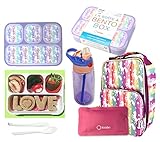 kinsho Unicorn Bento Box Lunch Bag Water Bottle and