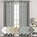 H.VERSAILTEX Linen Curtain Panel Pair Extra Long 108
