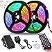 Tenmiro Led Strip Lights, 32ft Sync to Music Color Changing Strips,40key IR Remote Controller, DC12V5A 300 Unit SMD 5050 LED,Non-Waterproof,Decoration for Living Room Bedroom Bar,Party Lighting