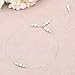 Zoestar Pearl Back Necklaces Wedding Pendant Necklace for Women