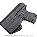 Tulster IWB Profile Kydex Holster in Right Hand fits: Glock 43 / 43X | TLR-6 Light-Bearing Inside The Waistband Appendix Concealed Carry