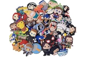 MATHARAGO 10 to 100 Pcs Shoe Charms for Girls Teens Decoration, Different Cute Shoes Accessories for Boys Kids Adults Women Men Party Favors Birthday Gifts