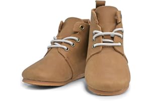 Piper Finn High Top Oxford Kids Shoes Girls & Boys Dress Shoes Girls' & Boys' Oxfords Ankle Toddler Boots with Waxed Leather, Cotton Laces, Cushioned Insoles & Nonskid Rubber Soles