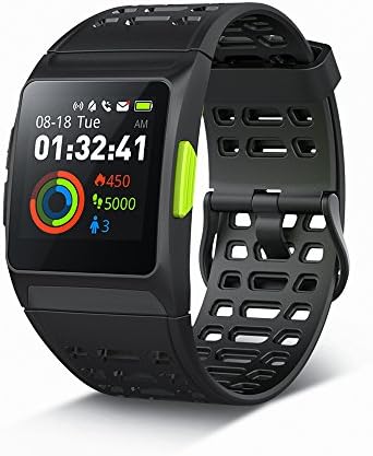 IWOWNFIT GPS Running Watch, Fitness Watch, Activity Tracker ECG Watch with Heart Rate Monitor, HRV Analysis, Pedometer, Sleep, Steps Tracker with Multi-Sports Modes, IP68 Waterproof Smart Watch