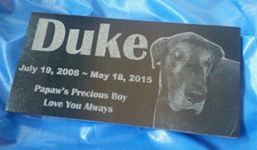3 Personalised+Stone+Memorial+Granite+Retreiver