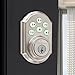 Kwikset 99100-044 SmartCode ZigBee Touchpad Smart Lock works with Echo Plus & Alexa, featuring SmartKey, Satin Nickel