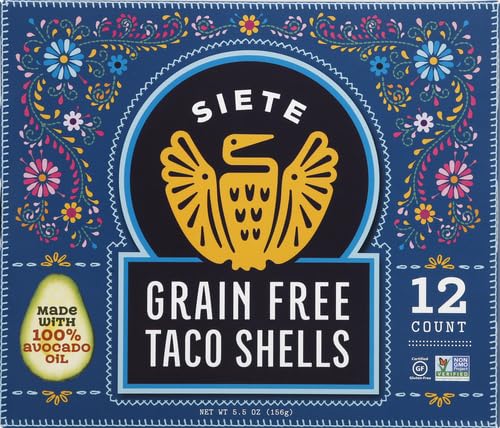 SIETE GRAIN FREE TACO SHELLS, 5.5 OZ