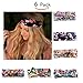 habibee Women Headbands DIY Turban Headwraps Hair Band Bows Accessories for Fashion Or Sport (Boho Floral 6pcs)