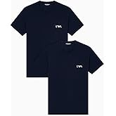 Emporio Armani Mens Stretch Cotton Jersey 2 Pack Crew Neck Shirt