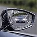 RBHK 4 Pcs Car Rearview Mirror Film, Anti Fog Film Rainproof Rear View Mirror Film Protector for Car Mirrors Side Windows (2 Oval Mirror Film + 2 Rec Side Window Film)