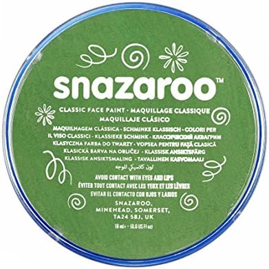 18ml Green Snazaroo High Quality Face Make Up Paint for Parties & Fancy Dress