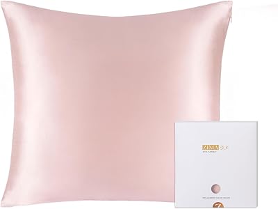 ZIMASILK 100% Mulberry Silk Pillowcase 19 Momme 80x80 Light Plum